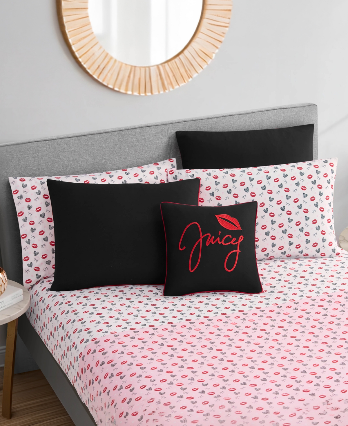 Juicy Couture Glam Girl Reversible Bed in a Bag 8-Pc. Comforter Set