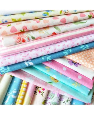 50pcs 12 X 12 Cotton Fabric Squares Quilting Sewing Floral Precut Patchwork Sheets