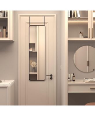 47 x 14 Inch Door Mirror Wall Mounted Full Length Hanging Mirror for Bedroom Closet Entryway