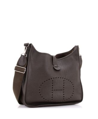 Pre-Owned HERMES GM Evelyne Bag Gen III Clemence