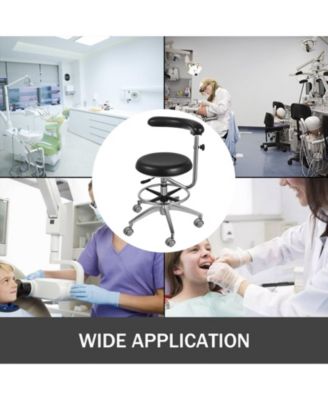 Medical Dental Stool, PU Leather Chair, Adjustable Height for Dentist Office