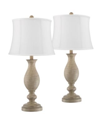 Serena Traditional Country Cottage Table Lamps 27 1/2" Tall Set of 2
