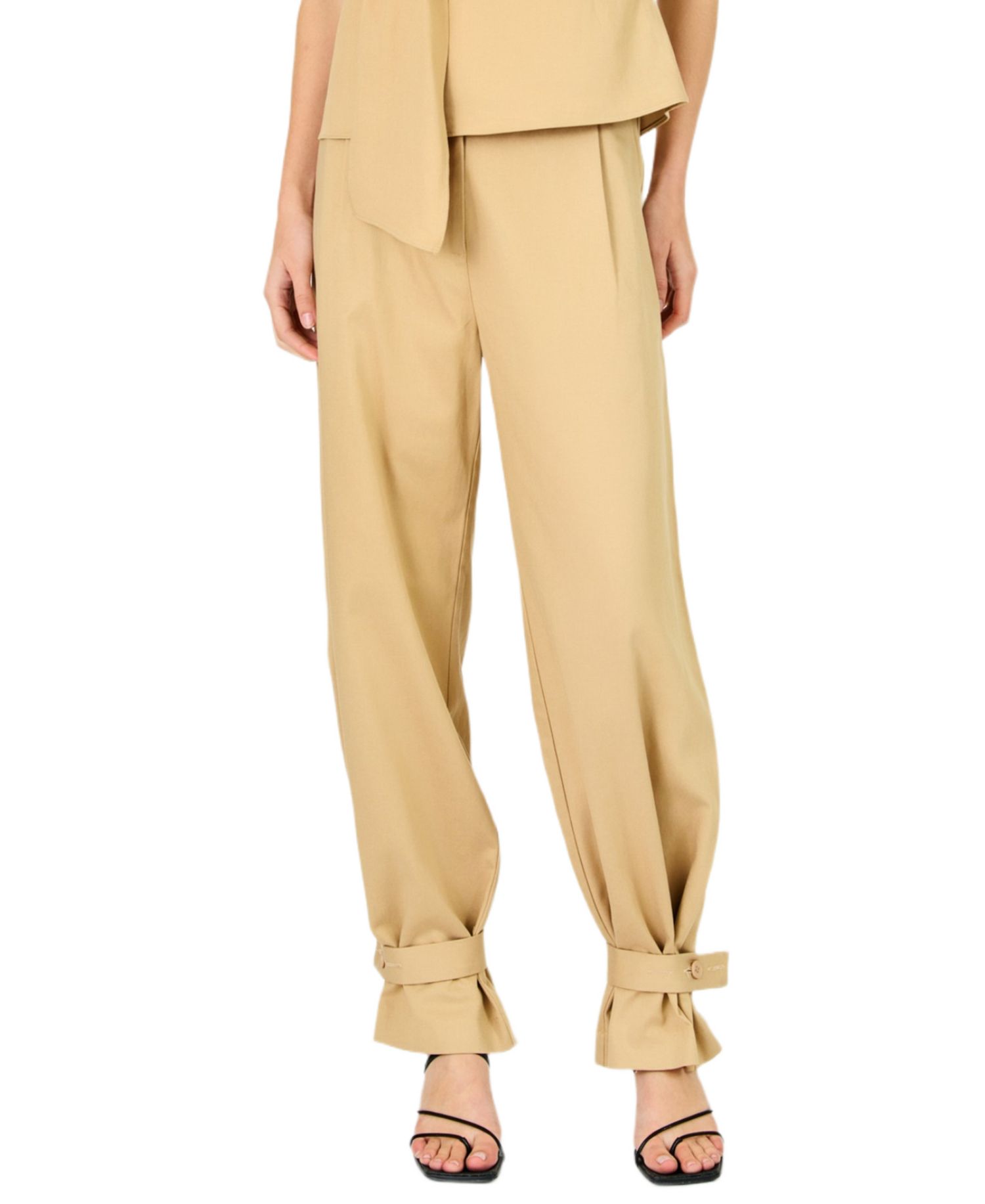 Women's Wide-Leg Mid-Rise Balloon Pants