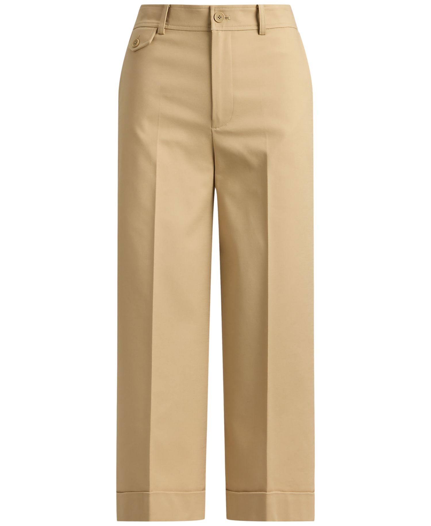 Petite Cropped Wide-Leg Pants