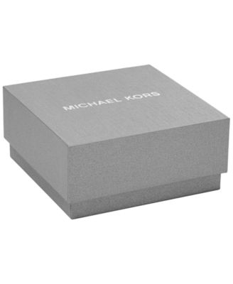 Pave Logo Hoop Earrings