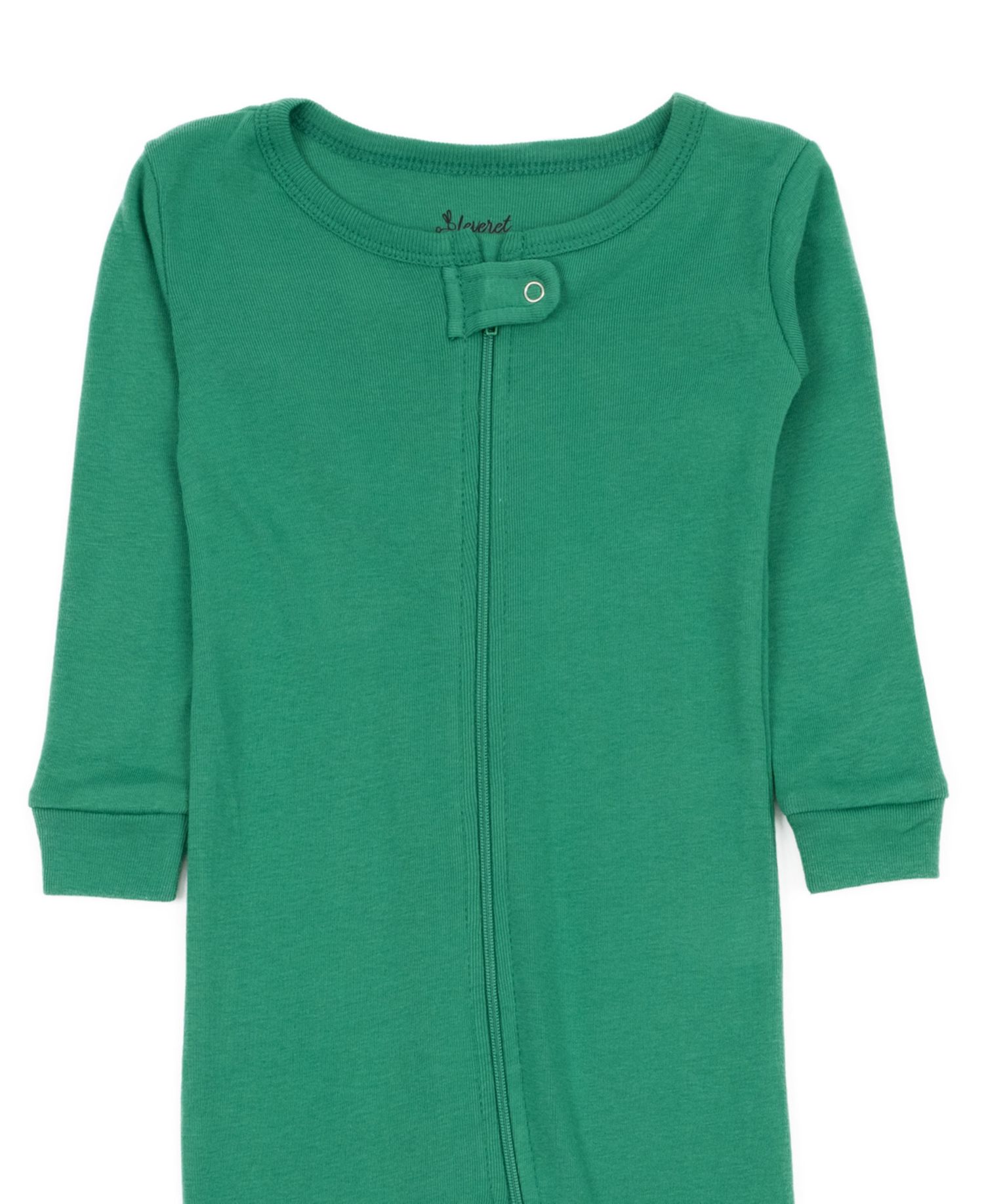Toddler Matching Family One Piece Footed Cotton Long Sleeve Solid Color Pajamas 2T-5T