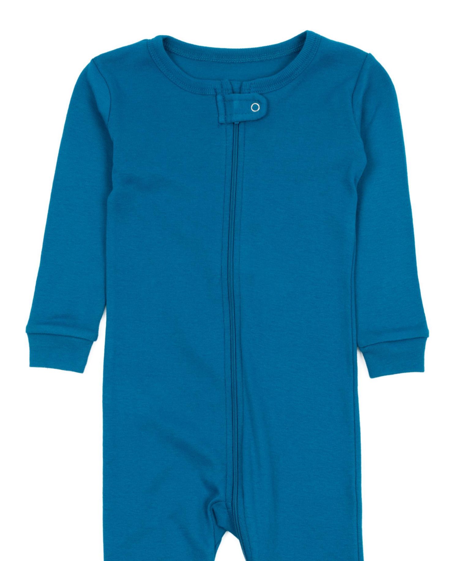 Toddler Matching Family One Piece Footed Cotton Long Sleeve Solid Color Pajamas 2T-5T
