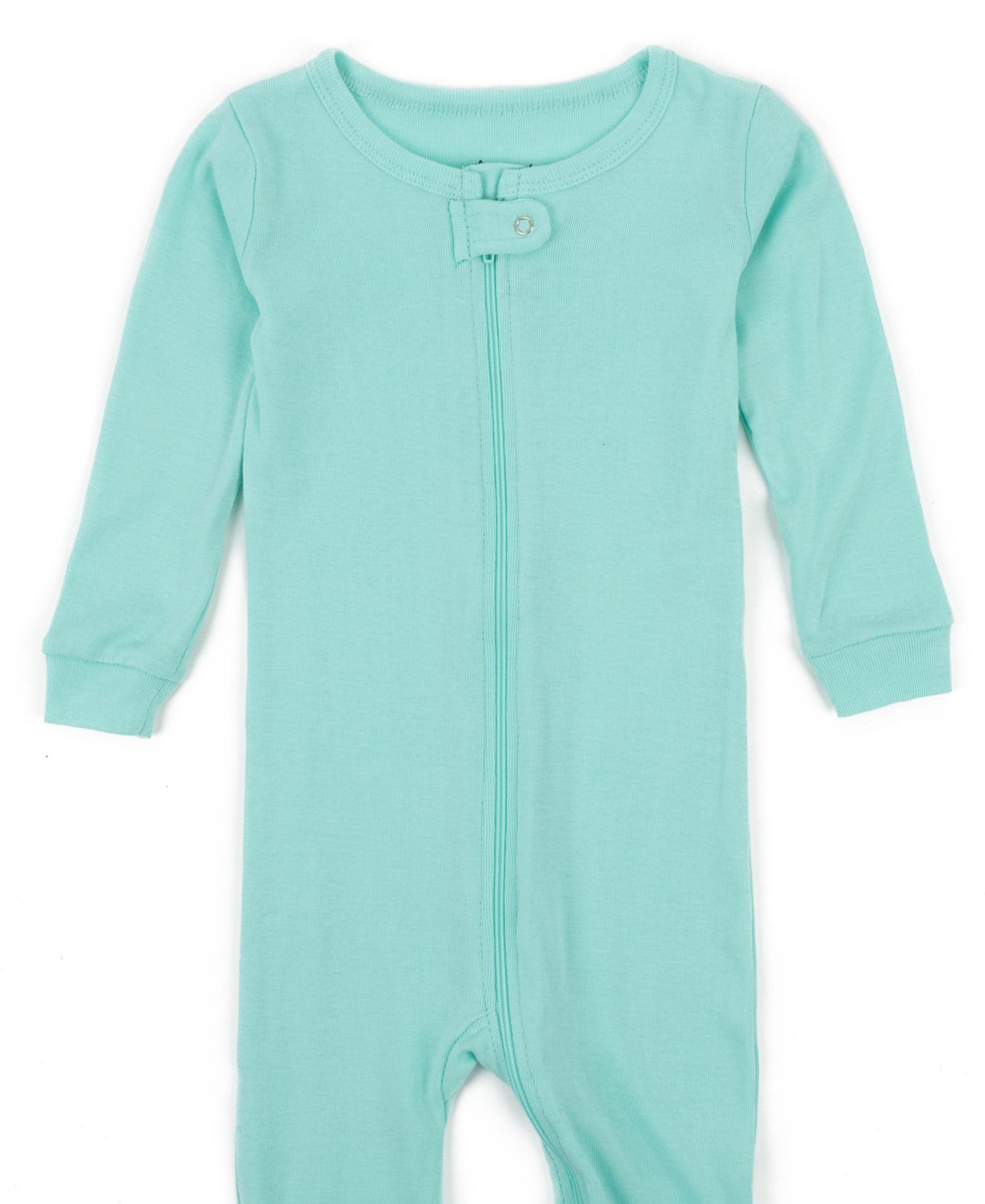 Toddler Matching Family One Piece Footed Cotton Long Sleeve Solid Color Pajamas 2T-5T