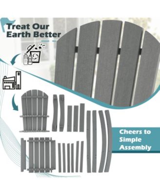  Outdoor Counter Height HDPE Bar Stool with Arms and Footrest