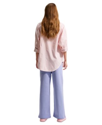 Girls' 7-16 Sportswear Club Fleece Wide-Leg Sweatpants