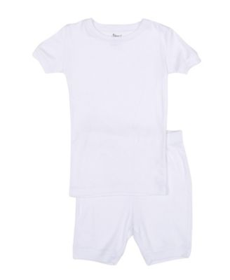 Kids Matching Family Two Piece Cotton Short Sleeve Shirt and Shorts Pajamas