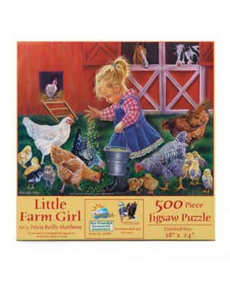 Little Farm Girl 500 piece Jigsaw Puzzle for Adults