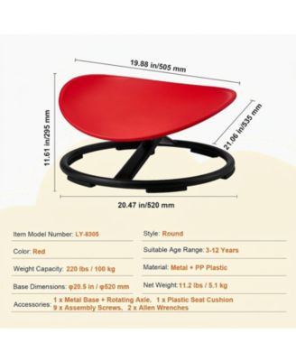 Kids Swivel Chair, 220 lbs Capacity, Sensory Toy Chair,  Focus and Balance