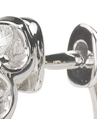 Diamond Hoop Earrings in 14k White Gold (1-1/2 ct. t.w.)