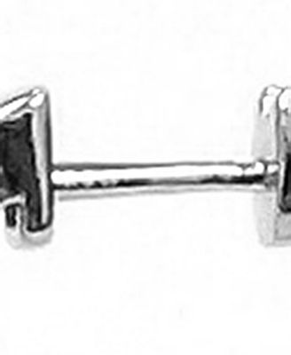 Diamond (1-1/2 ct. t.w.) Inside-Out Oval Medium Hoop Earrings in 14k White or Yellow Gold