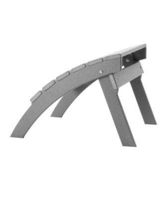 Adirondack Ottoman 21.5L x 18.9W in HDPE Plastic Weather-Resistant Foldable