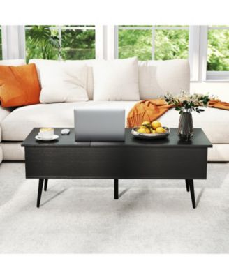 Coffee Table Lift Top with 2 Hidden Compartments
