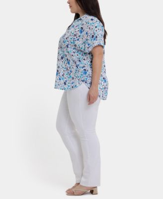 Plus Size Becky Short-Sleeve Top