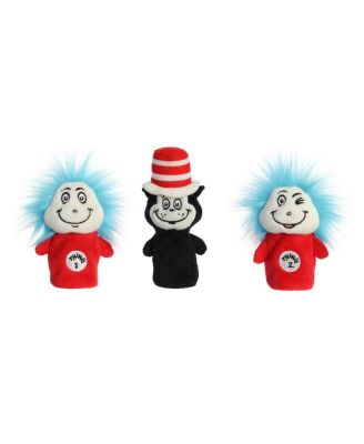 Mini Finger Puppet Set Dr. Seuss Whimsical Plush Toy 3"