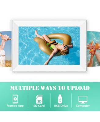 by Lexar 10.1" WiFi Digital Photo Frame | HD Anti-Glare Touch Display | Share Photos/Videos via App | Perfect for Gifting