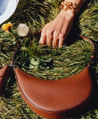 Duo Small Pebbled Leather Crossbody Bag