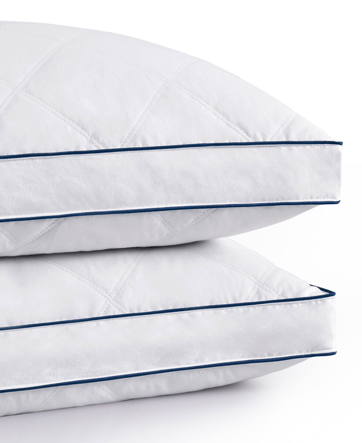 Unikome Diamond Quilted Goose Down Feather 2-Pack Pillow