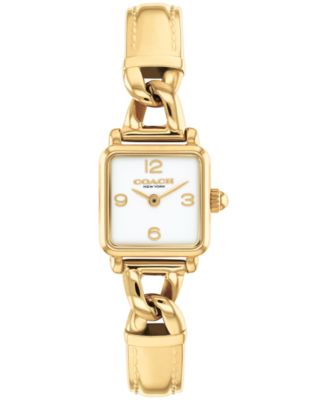 Women's Cass Gold Tone Stainless Steel Bangle Bracelet Watch, 18mm
