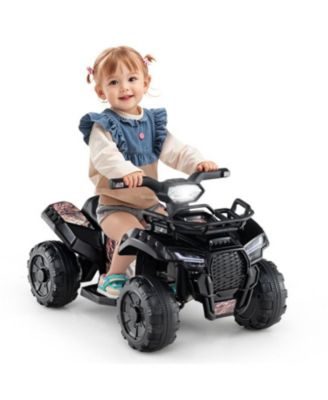 6V Kids ATV Quad Electric Ride On Car with LED Light and MP3-Solid