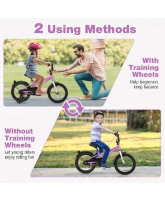 Kids 16 Inch Bike with 2 Brakes