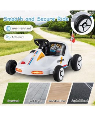 12V Electric Go Kart for Kids with Remote Control and Music