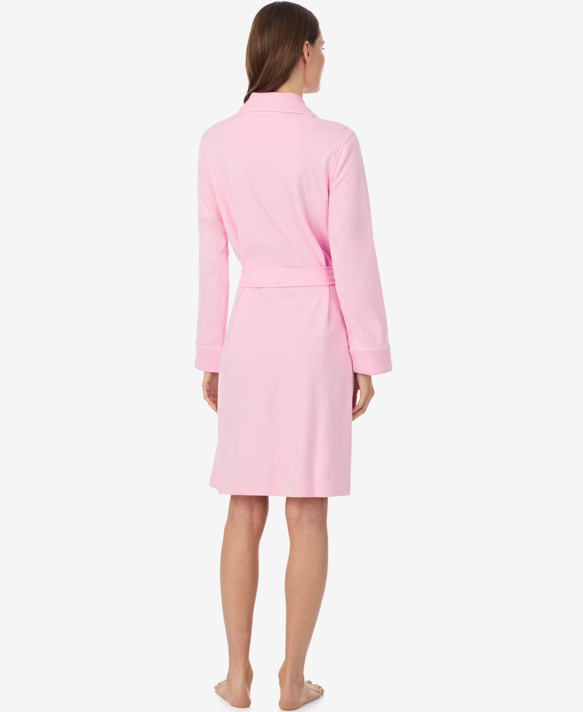 Lauren Ralph Women's Long-Sleeve Quilted Collar Robe