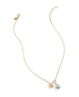 Faux Stone Collectible Signature Quilted C Broken Heart Jewelry Charm