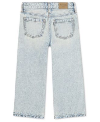 Girls' Eyelet Baggy Jeans