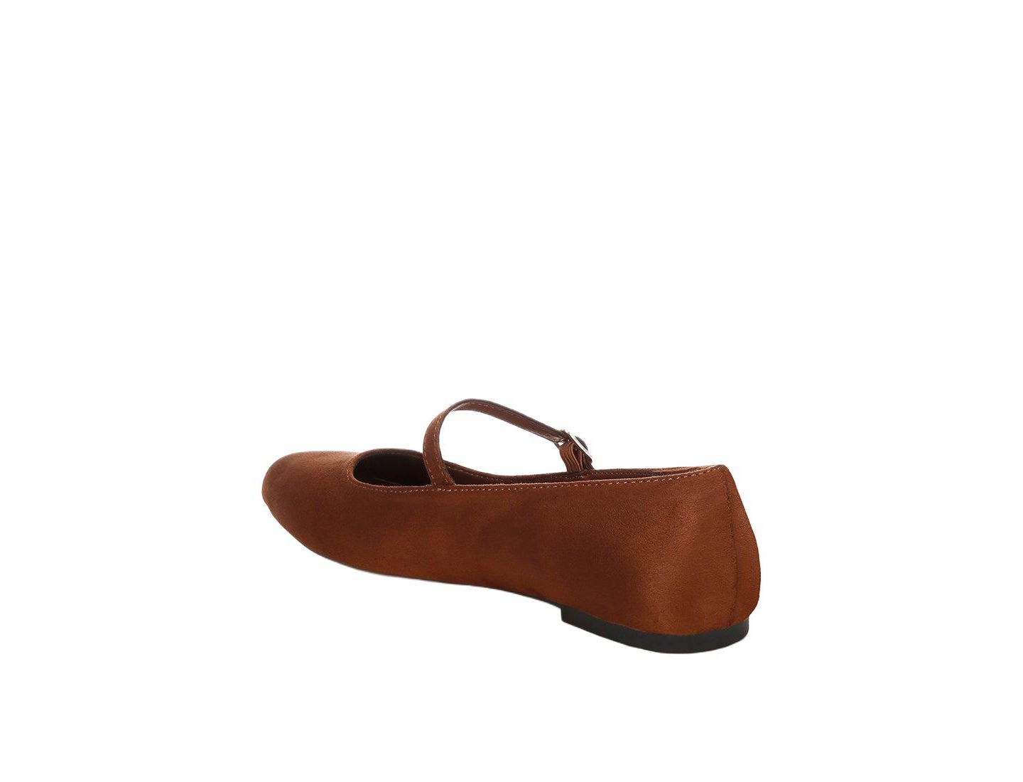 Женские балетки Rag & Co Jobal в стиле Мэри Джейн, цвет: Коричневый — фото 3