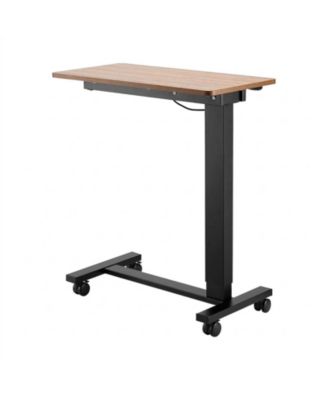 Overbed Table, Mobile with Electric Lift, Adjustable Height for Home or Office