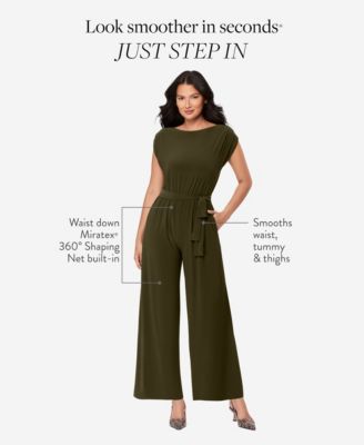 Women's Boat Neck Jumpsuit