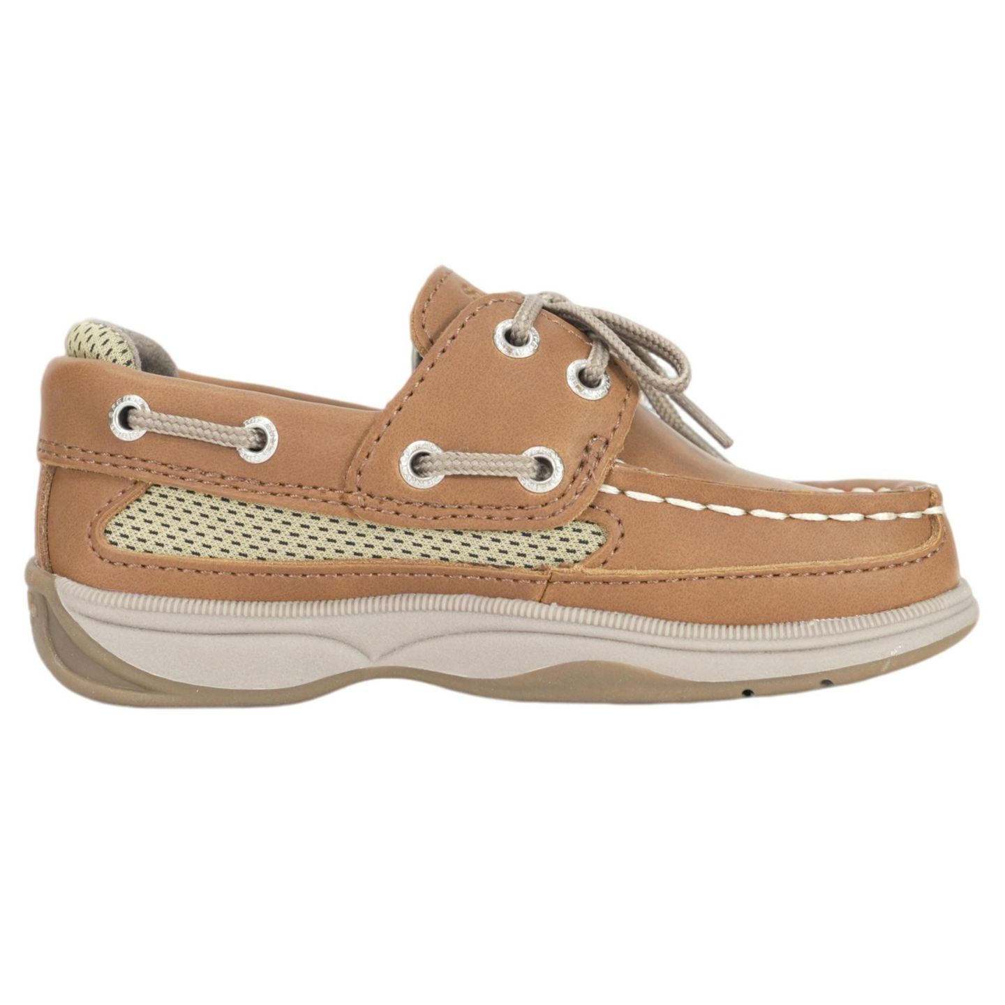 Кроссовки Sperry Lanyard Boat Shoes with Memory Foam Insole для девочек, цвет: Каштановый кожаный — фото 2