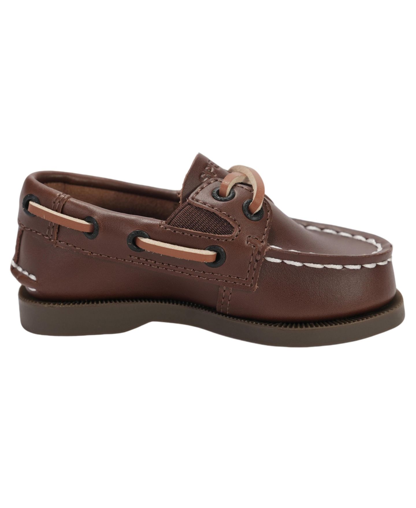 Кроссовки Sperry Authentic Original Boat Shoes для девочек-малышей, цвет: Коричневый кожаный — фото 2