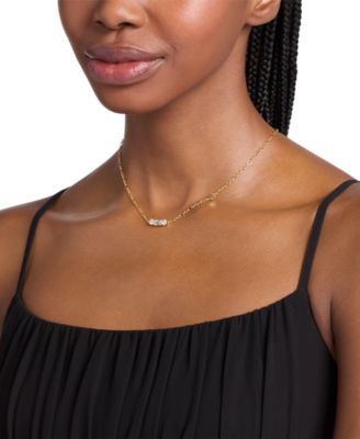 Mixed Cut Stone Necklace