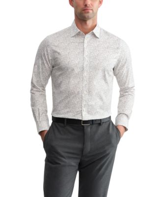Men's Cool Max Fiber Spread Collar Dress Shirt