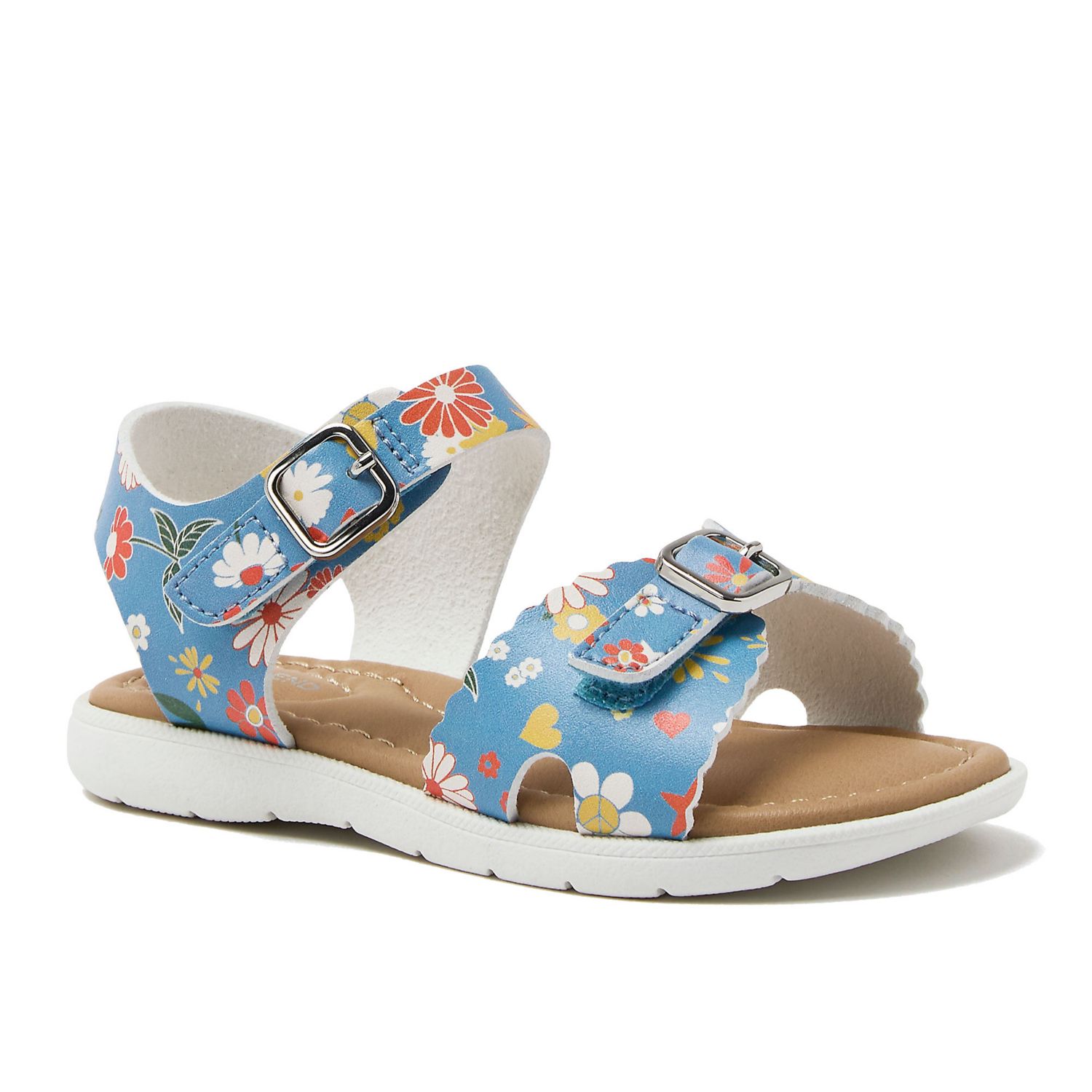 Toddlers Easy On Scalloped Sandals