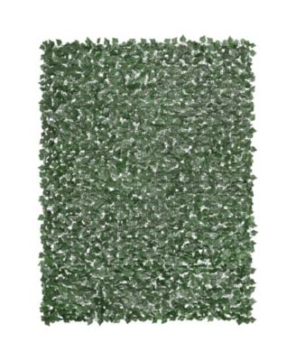 Ivy Privacy Fence, 96 x 72 in, Artificial Green Wall, Faux Hedges for Garden and Patio