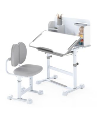 Kid's Study Desk and with Tilt Desktop and Pen Holder