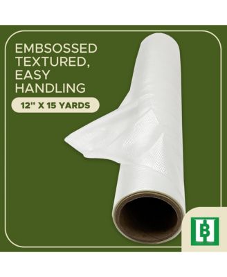 Wash Away Water Soluble Embroidery Stabilizer Topping Roll Clear Dissolving Film High-pile Fabrics Machine Hand 12"x15