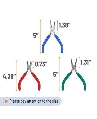 3 Pack Pliers Making Kit Mini Wire Cutters