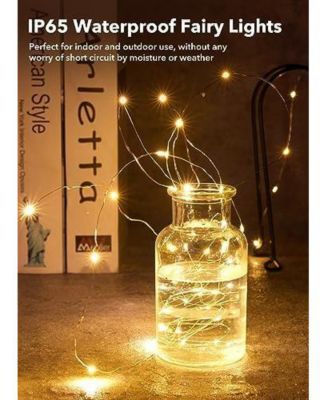 12 Pack LED Fairy Lights Battery Operated Waterproof Wire String Lights for DIY Wedding Party Decorations