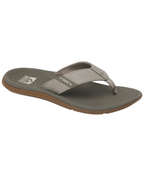Мужские сандалии REEF Cushion Phantom 2.0 LE Slip-On Sandal, цвет: Коричневый / Чёрный