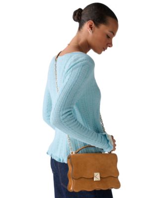 Deco Wavy Small Shoulder Handbag