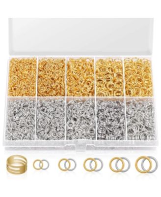 4600pcs Jump Rings Open Close Tools Jewelry Making Necklace Repair Kit