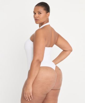 Women's Halter Square Neck Bodysuit